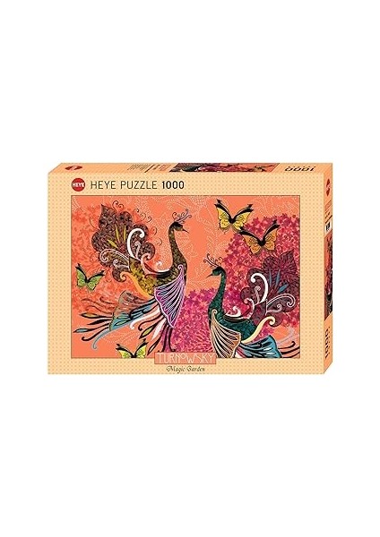 Heye Peacocks & Butterflies 1000 Parça Puzzle