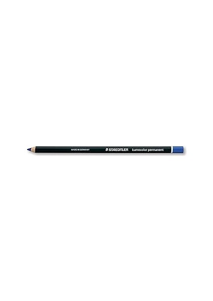Staedtler Lumocolor Kalıcı Glasochrom Trockenmarker, Mavi