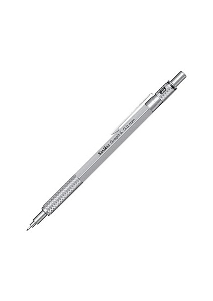 Scrikss Office Graphx Mekanik Kurşun Kalem Saten Gri 0.5 mm