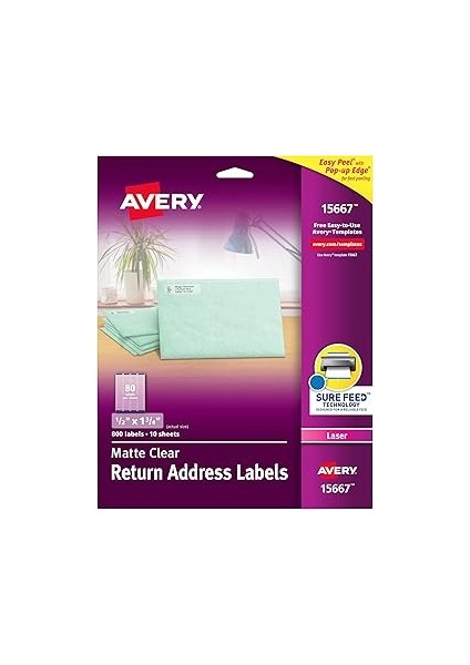 Avery Easy Peel Return Address Label