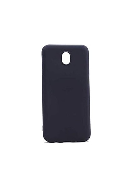Galaxy J7 Pro Uyumlu Mat Yumuşak Silikon Kılıf (Siyah)