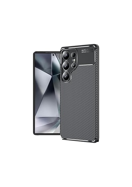 Zore Galaxy Uyumlu S25 Ultra Kılıf Zore Negro Silikon Kapak Siyah