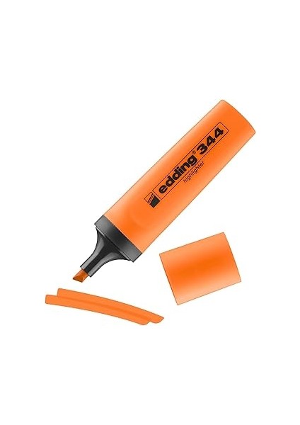 Edding 344 Fosforlu Kalem - Turuncu - 1 Fosforlu Kalem - 2-5 mm Kesik Ucu