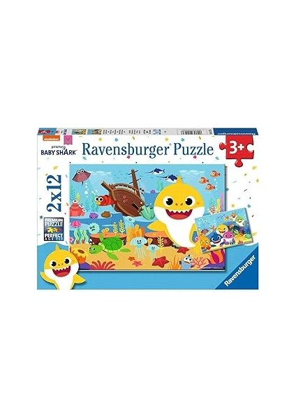 Ravensburger 2X12P Puz Baby Shark