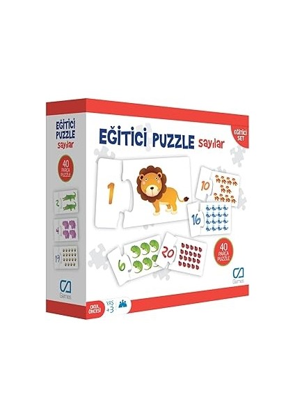 Ca Games Eğitici Puzzle - Sayılar (CA.5031)