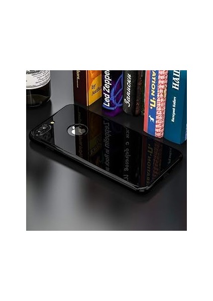 Zore Voero Aynali IP6SP Black ile Uyumlu Sert Kapak