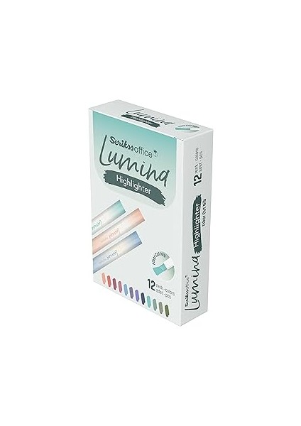 Scrikss Office Lumina Fosforlu Kalem Lotus Colour - 2339U 12 Lik Amb
