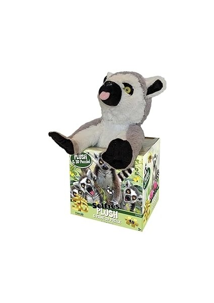 Prime 3D Lemur Pelüş ve Selfie 48 Parça Puzzle 15801