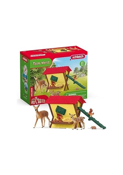 Schleich 42658 Orman Hayvanları Kulübesi, 3 Yaşından Itibaren Farm Dünyasi - Hediye Kutusu, 39 Parç