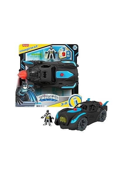 Fisher Price Imaginext® Dc Super Friends™ Işıklı ve Sesli Batmobil™