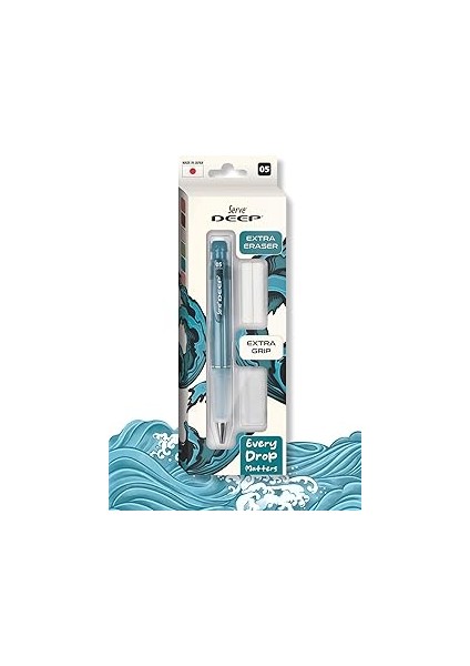 Deep Klm & & Silgi Yedekli Set 05MM Okyanus Mavisi