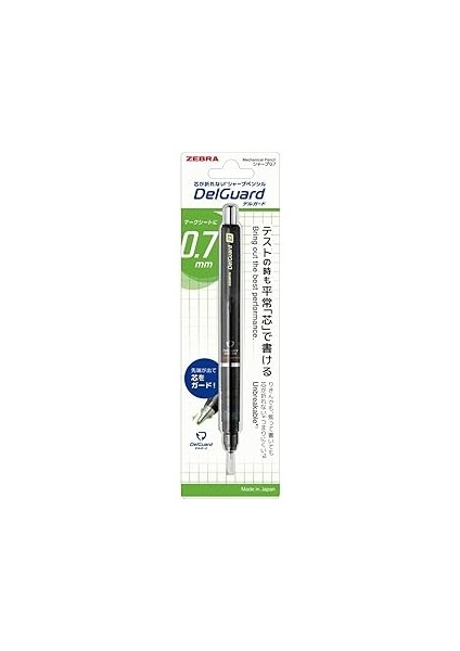 Zebra P-MAB85-N2-BK Delgad Mekanik Kalem, 0,7 Mm, Siyah