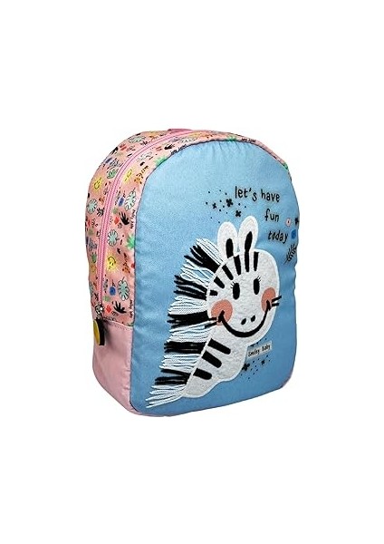 Wiggle Smiley Baby Lisanslı Sevimli Hayvanlar Desenli Tek Bölmeli Anaokul-Kreş Polyester Bebek