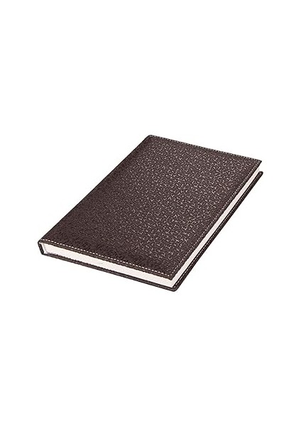 2k 4811 Defter 14X20 Cm. Çi̇zgi̇li̇ 160 Yapraklı Suni Deri Hilton Desen Kapaklı Kahverengi, Kahvere