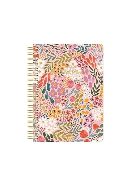 Le Color Süresiz Planlayıcı Spiralli Ajanda Defter Botanical 17X24 cm