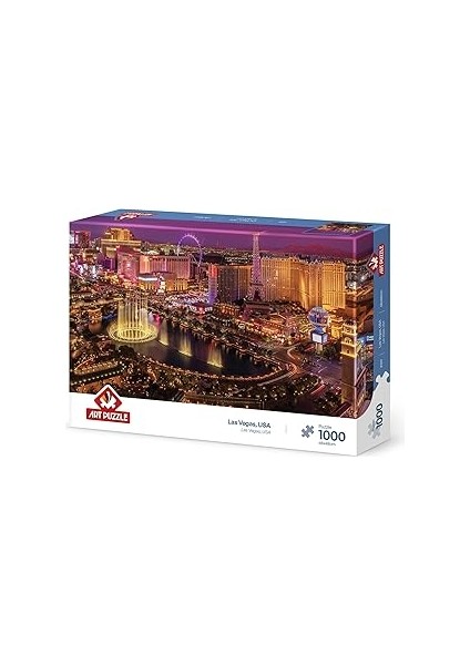 Art Puzzle Las Vegas, Usa 1000 Parça Puzzle