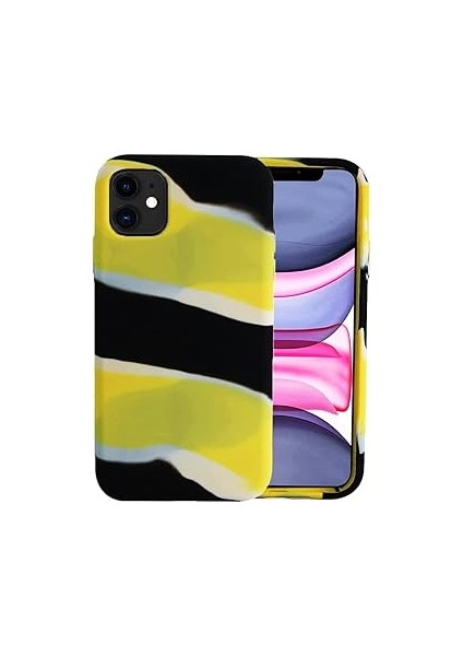 Renkli Desenli Kılıf Iphone 13 Pro Max Ile Uyumlu Baskılı Kılıf Kadife Iç Yüzey Tutm