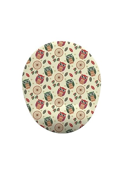 Iyi Fikirler Düş Kapanı ve Baykuş Desenli Bilek Destekli Mouse Pad