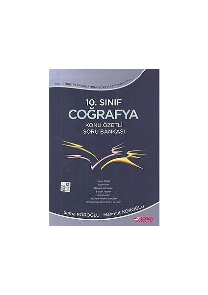 10. Sınıf Coğrafya Konu Özetli Soru Bankası