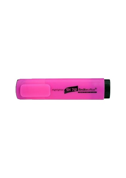 Scrikss Office SH712 Fosforlu Kalem Pembe