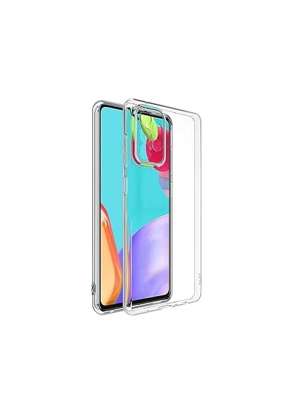 Zore Galaxy ile Uyumlu A32 5g Kılıf Zore Süper Silikon Kapak Renksiz