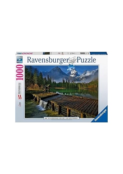 Ravensburger 1000 Parçalı Puzzle Avusturya Schiederweiher Gölü