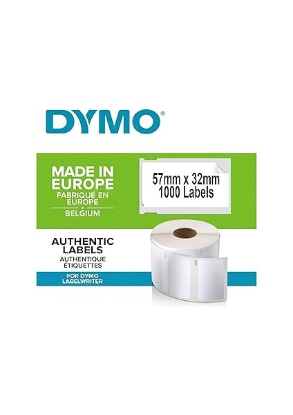 Dymo S0722540, Lw Çok Amaçlı Etiket, (57X32 Mm) 1000 Etiket/paket - (11354)