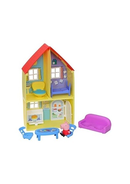 Peppa Pig Peppa’nın Maceraları Peppa’nın Aile Evi Oyun Seti Okul Öncesi Oyuncağı, Peppa Pig Figürü