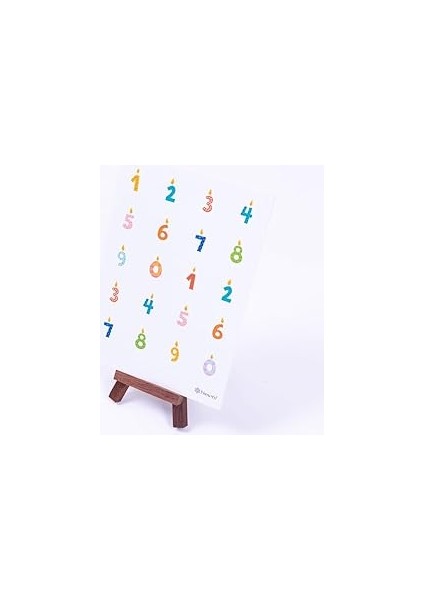 Bimotif Doğum Günü, Sayılar Sticker Seti, A5 2 Sayfa