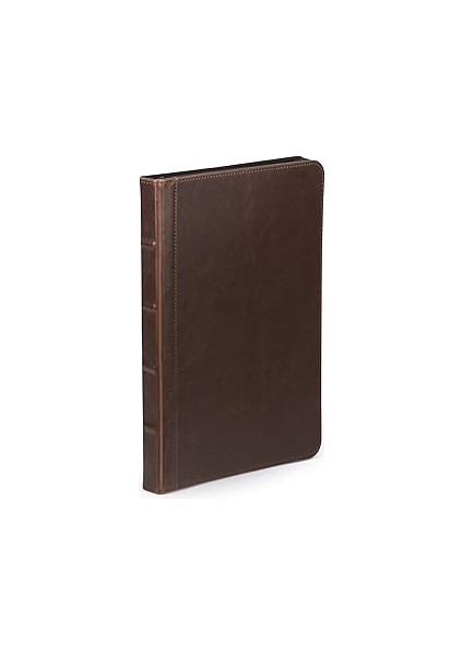 Samsill Vintage Portföy/fermuar Faux Deri Portföy, Kitap Tarzı Ciltli Tasarım, Iş ve Röportaj Padfo