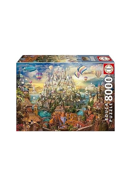 Educa Puzzle - Şehir Manzarası, 8000 Parça