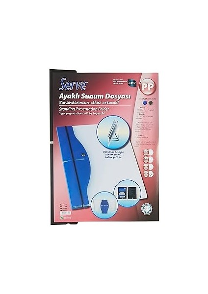 Ayakli Sunum Dosyasi Siyah 60LI