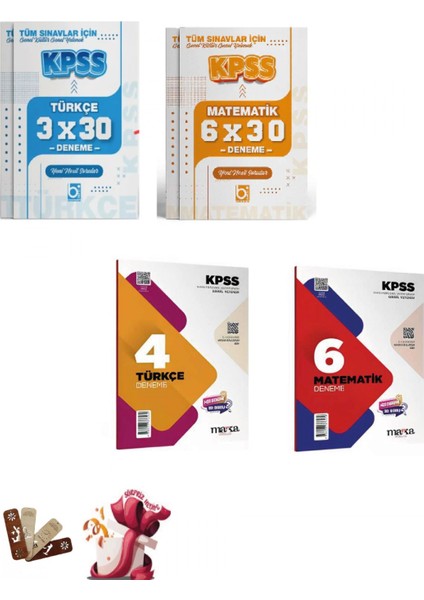 2026 Kpss Genel Yetenek Tüm Dersler Deneme Seti 4 Kitap Bigelio V