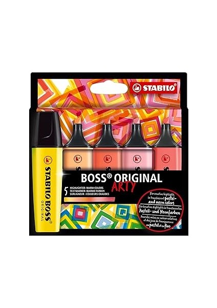 - Işaretleme Kalemi - Original Arty - 5'li Paket - Çeşitli Renkler