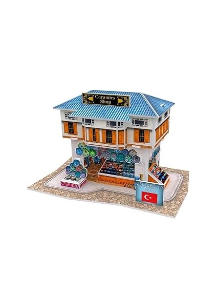 Cubicfun CUB/W3111H 3D 25 Parça Puzzle Türk Seramik Mağazası