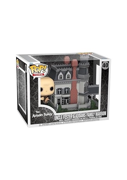 Nita Toys Funko Pop Town Deluxe: The Addams Family Home - Uncle Fester & Addams Family Mansion Figü