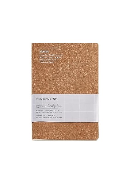 Miquelrius Defter Mr A5 Düz Deri Kapakli