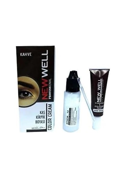 New Well Make Over Kahverengi̇ Kaş Ki̇rpi̇k Boyasi 15ML