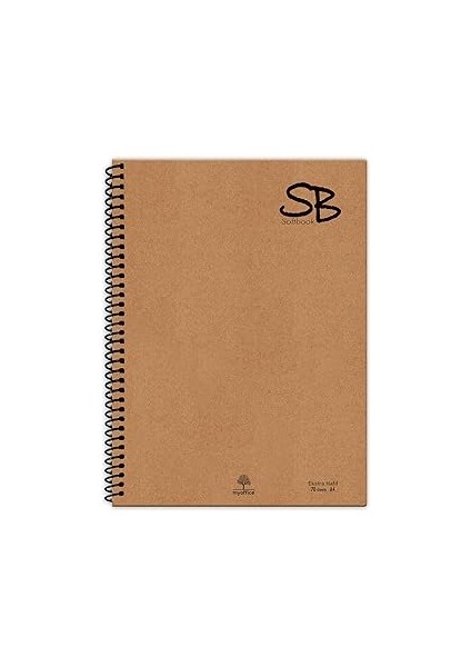 Sb A4 70 Yp. Defter Kraft Kapak Spiralli Hafif Kağıt Çi̇zgi̇li̇ 140 Sf.