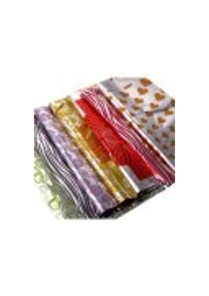 Kendinden Bantlı Yapışkanlı Metalize Hediye Paketi Poşeti 25X35 100 Adet