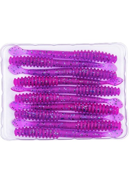 Silikon Sahte Kurt Yem - 2,2g 87MM - Fishack Wormix - Uv Boyalı - Purple fırsatları