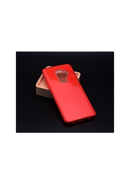 Zore Shining A6 Plus 2018 Red ile Uyumlu Silikon Kapak