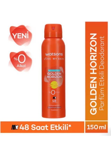3’lü Kadın Deodorant Seti – Seabloom Pudrasız+Golden Horizon+Radiant Glow 150 ml