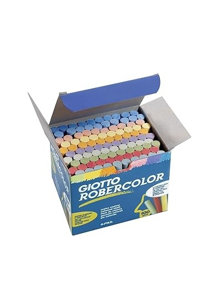 Giotto Robercolor Tebeşir, 100'LÜ Kutu, Karışık Renkler