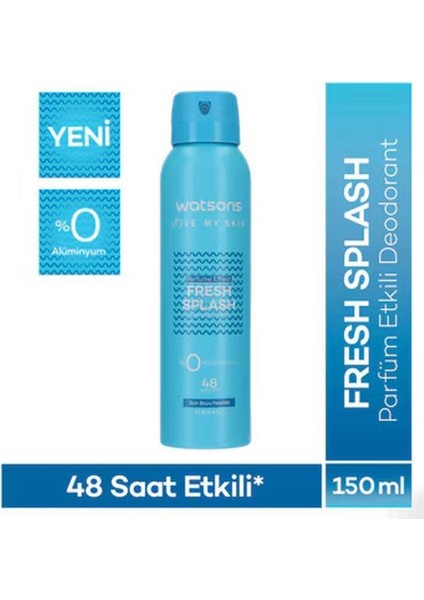 3’lü Erkek Deodorant Seti – Chill Blue Pudralı+Wild Wind+Fresh Splash Pudrasız 150 ml