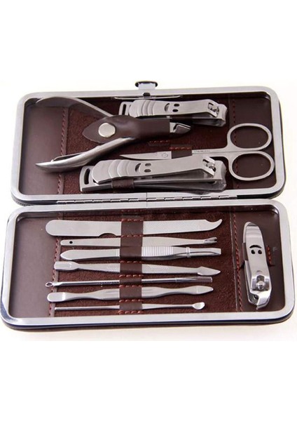 13 Parça Manikür ve Pedikür Seti, Çantalı Tırnak Eti Itici ve Cımbız fırsatları