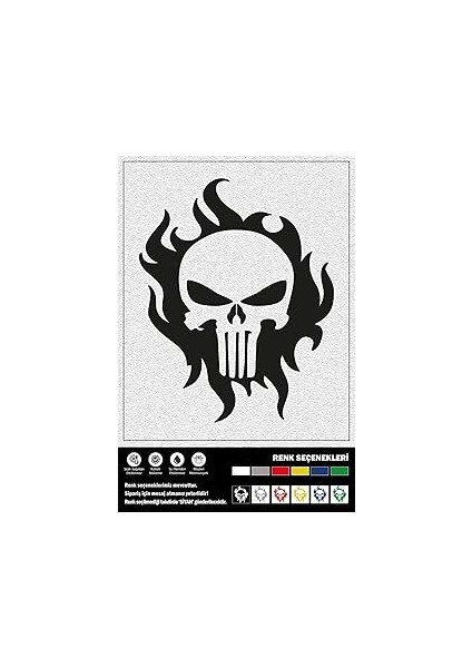 Iskelet Sticker 12 x 15 cm