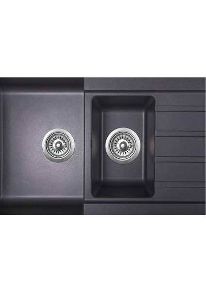 Granit Evye Hakone Series Black, 1.5 Göz, 100X50 (Siyah) fiyatları
