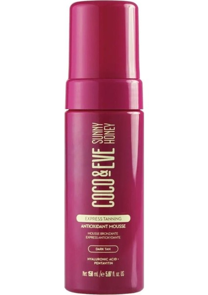 Sunny Honey Express Bronzlaştırıcı Köpük, 1 Saatte Derin ve Kalıcı Bronzluk