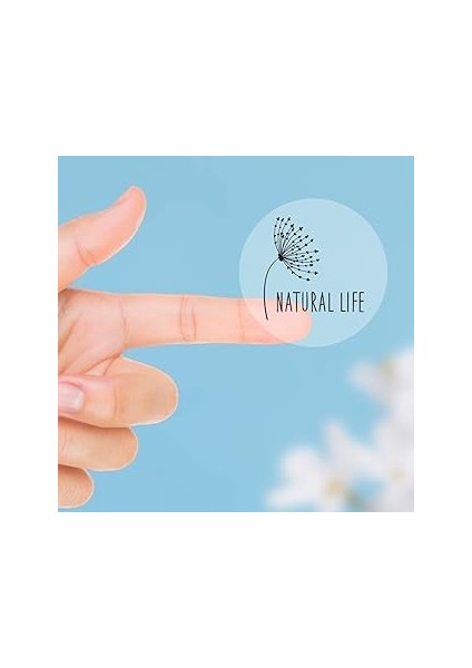 Şeffaf Sticker, Natural Life 2 Sayfa